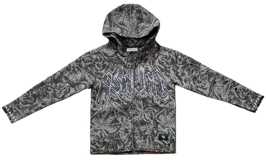 "Shadow" Poppered Zip-Up Tapestry